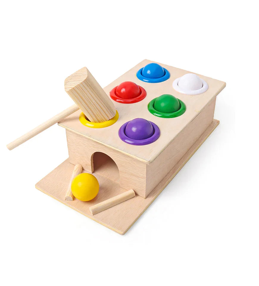 Hammer ball knock pounding bench