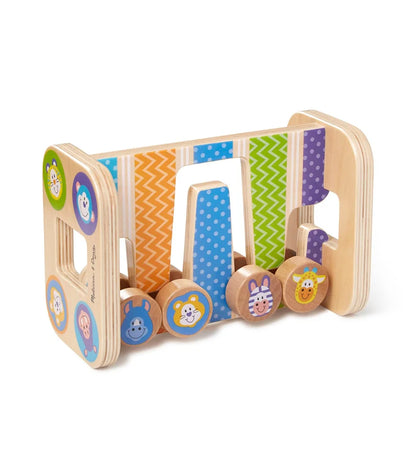 Safari zig zag tower with 4 rolling pieces