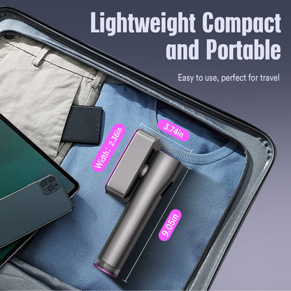 Steamer for Clothes, LOHEER Portable Travel Steamer & Iron 2 in 1, 3 Adjustable Steam Levels